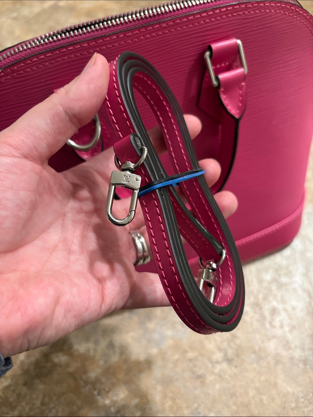 Pink Dome Handbag - Picture 7 of 9